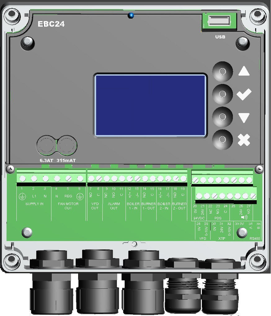 Enervex EBC24 modulating control  EBC-24  305.0100.1200